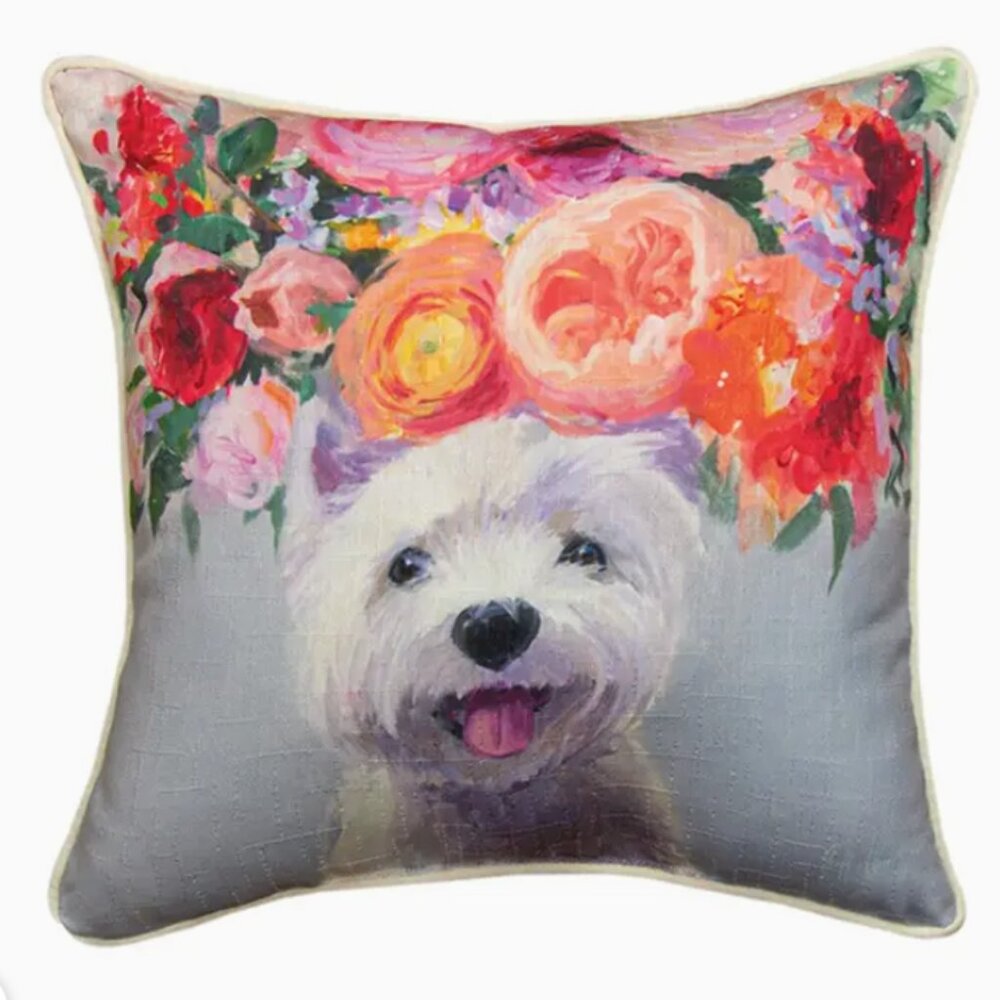 Dogs in Bloom Westie